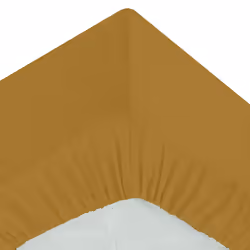Drap-housse, percale, mordoré, 90x190 cm