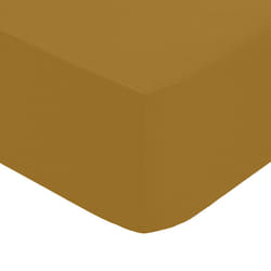 Drap-housse, percale, mordoré, 140x190 cm