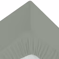 Drap-housse, percale, vert, 140x190 cm