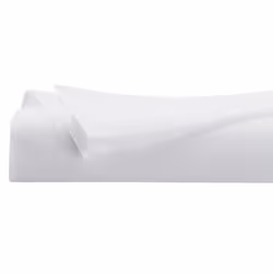 Drap plat, percale, blanc, 240x290 cm