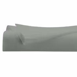 Drap plat, percale, vert, 240x290 cm