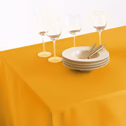 Nappe anti-tache, 140x240 cm jaune ocre