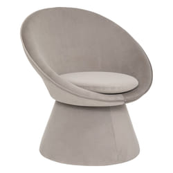 Fauteuil "Plopi", métal, gris