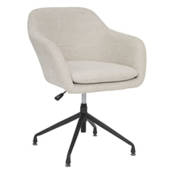 Fauteuil de bureau "Sipca", métal et bois