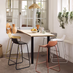 Tabouret de bar "Otac", métal, noir