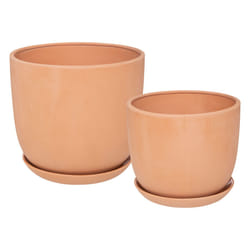 Set de 2 pots "Cosy", rose terracotta