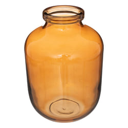 Vase, verre, ambre, H23 cm