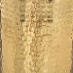 Vase Design en Métal  Martelé  19cm Or