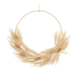 Couronne de fleurs séchées