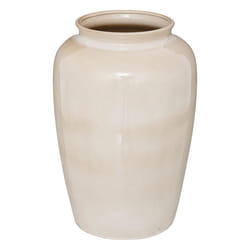 Vase beige en céramique "Sea view"