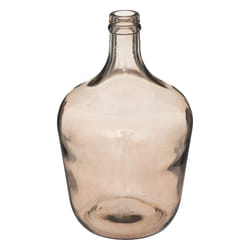 Vase "Dame jeanne", verre recyclé, H30 cm