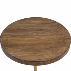 Table d'appoint "Neith", manguier et marbre