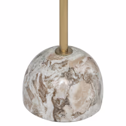 Table d'appoint "Nema", marbre et métal