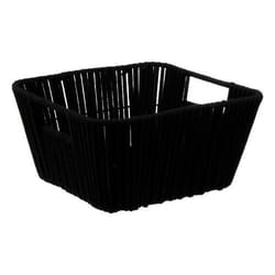 Panier de Rangement Déco Manille 31x31cm Noir
