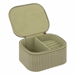 Boîte à Bijoux Velours Déco  Elya  11cm Vert