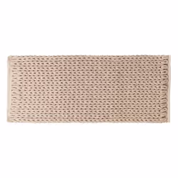Tapis de bain - FIVE - Colorama - Beige naturel - 50x120 cm - Polyester épais