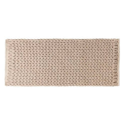 Tapis de bain - FIVE - Colorama - Beige naturel - 50x120 cm - Polyester épais