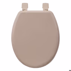 Abattant WC - FIVE - Taupe - Bois MDF - Charnières en Résine Plastique - Universel