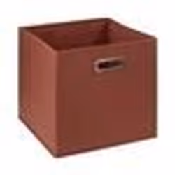 5five - panier tissu 31x31cm mix n modul terre de sienne