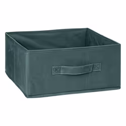 Boîte de Rangement en Velours Vert Kaki - FIVE - 31 x 31 x 15 cm - Polypropylène et Polyester