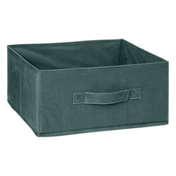Boîte de Rangement en Velours Vert Kaki - FIVE - 31 x 31 x 15 cm - Polypropylène et Polyester