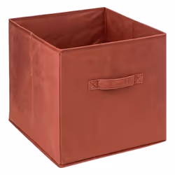5five - panier velours 31x31cm mix n modul terre de sienne