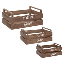 trio cagettes en bois