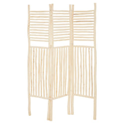 Paravent "Zahir", peuplier et coton, H169,5 cm