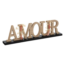Mot à poser "AMOUR" en bois