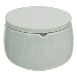 Cendrier Moucheté en Céramique  Café  13cm Bleu