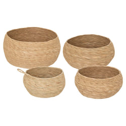 Set de 4 paniersen jonc de mer