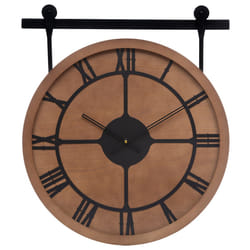 Horloge "Loris" en bois et métal