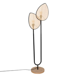 Lampadaire droit en métal