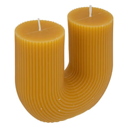 Bougie Design  Demi  400g Moutarde
