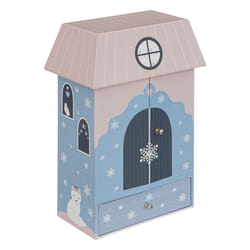 Boite à bijoux Bleu en carton