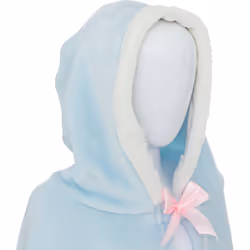Plaid Cape Enfant  Flanelle  100x115cm Bleu Clair
