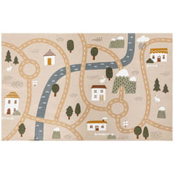 Atmosphera - Tapis enfant route Niels Jute 100x150cm créateur d'intérieur