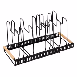 Rack Extensible Poêles & Casseroles 58cm Noir