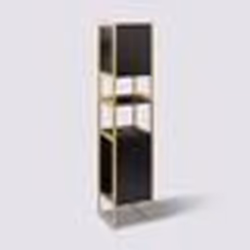 Colonne de salle de bain noir Natureo 5five