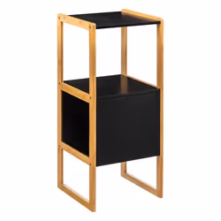 Meuble bas 1 porte noir Natureo 5five