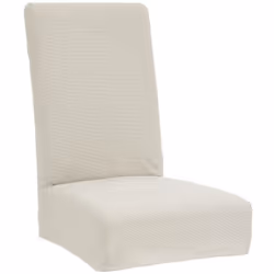 Donnez un style intemporel à vos assises avec la housse de chaise "Jana" Atmosphera. Un accessoire authentique Très sobre et  ...