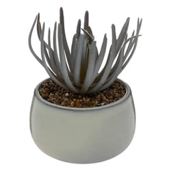 Plante artificielle en pot en céramique