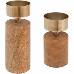 Vous aimez les accessoires déco au style contemporain et sophistiqué ? Le set de 2 bougeoirs Atmosphera devrait s'inviter che ...