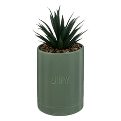 Plante Artificielle en Pot  Joy  20cm Vert