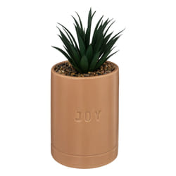 Plante Artificielle en Pot  Joy  20cm Ambre