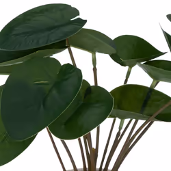 Plante Artificielle en Pot  Col  26cm Pêche