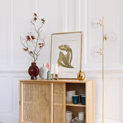Vase rouge rubis en verre