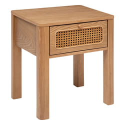 Tables de chevet un tiroir en placage frêne