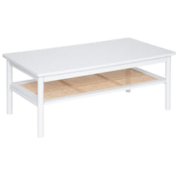 Table basse en Rotin Cabras Blanc Atmosphera