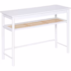 Apportez une touche de sophistication et de fonctionnalité à votre intérieur avec la Console d'Entrée Cabras Blanc de Atmosph ...